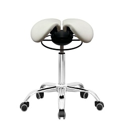 Стул-седло для мастера HY 4008-S белый