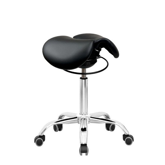Стул-седло для мастера HY 4008-S черный